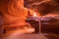 Antelope Canyon Sandfall print