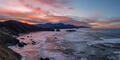 Ecola State Park Sunrise Panorama print
