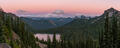 Dewey Lake Alpenglow Panorama print