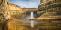 Palouse Falls Reflection Panorama print