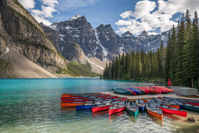 Moraine Lake Canoes
