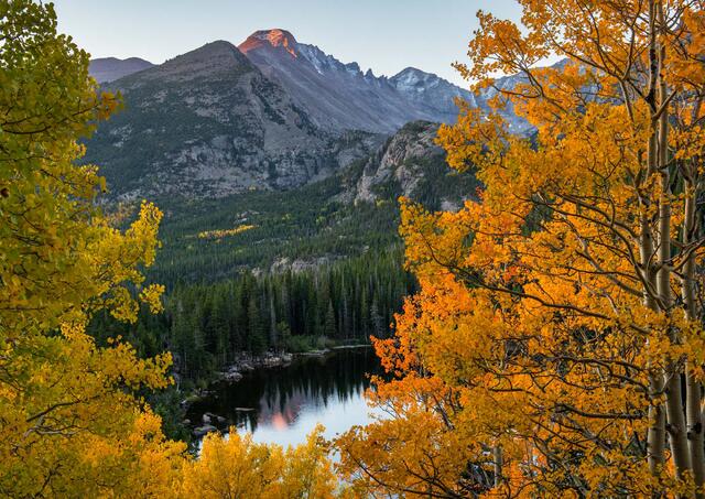 Rocky Mountain National Park, Rocky Mountains, autumn colors, fall colors, aspen, Colorado, Estes Park