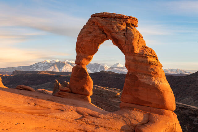 Delicate Arch Sunset Glow