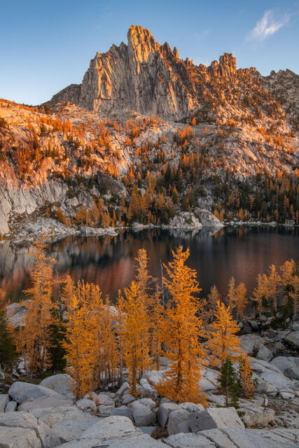 Enchantments - Lake Viviane Autumn Light print