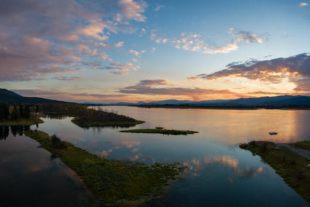 Pend Oreille River Sunset