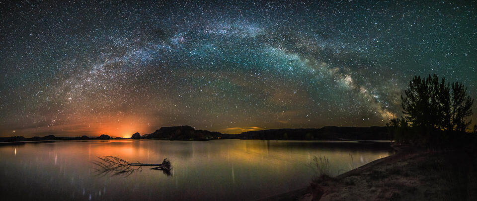 Grand Coulee Milky Way Panorama